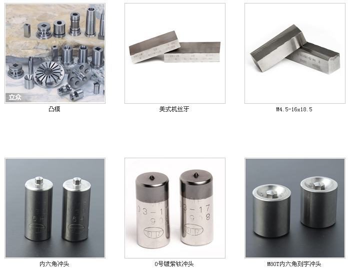 螺紋成型用的搓牙板組,對應(yīng)設(shè)置